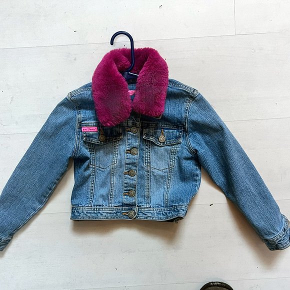 Betsy Johnson Jean Jacket Size 5 Toddler - Picture 2 of 5
